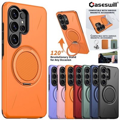 For Samsung Galaxy S26 S25 S24 S23 FE Ultra Slim Armor Magnetic Ring Case Cover