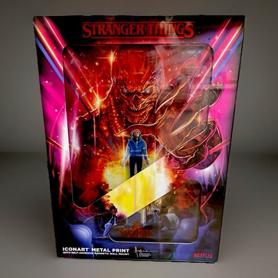 Stranger Things ICONART Metal Print Wall Mount Magnet BRAND NEW Sealed    