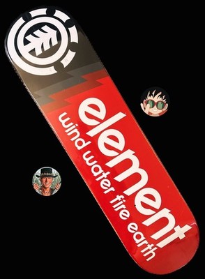 RARE Element Mini Skateboard Deck Team Twigs 7.25  X 29  Vintage Bam BRAND NEW