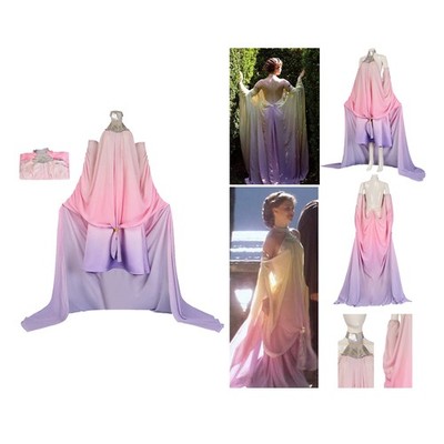 Star Wars 3 Revenge of the Sith Padmé Naberrie Amidala Queen Cosplay Lake Dress