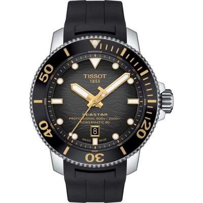 Tissot Seastar 2000 Schwarz Herren Armbanduhr T1206071744101