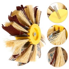 Sanding Drum Polisher for Furniture with Heavy Duty Sisal Sandpaper Roll