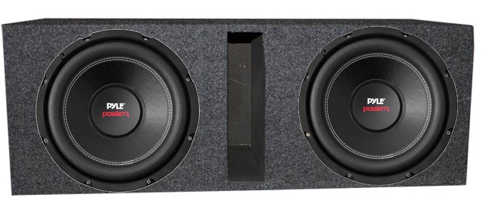 2) Pyle PLPW10D 10" 2000W Car Subwoofer Audio Subs DVC 4 Ohm