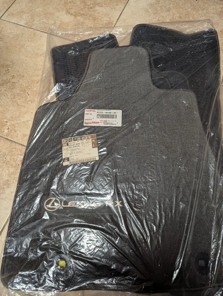Alfombrillas Lexus RX350 RX450H (2013-2018) 4 piezas OEM marrón PT206-48130-40 Foto 2 de 4