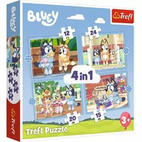 5900511346374 Puzzle 4W1 Bluey I śWiat Trefl