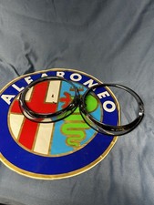 Alfa Romeo Spider Headlight Trim Rings S2 S3 S4 Carello Alfa Romeo Spider Headlight Trim Rings S2 S3 S4 Carello