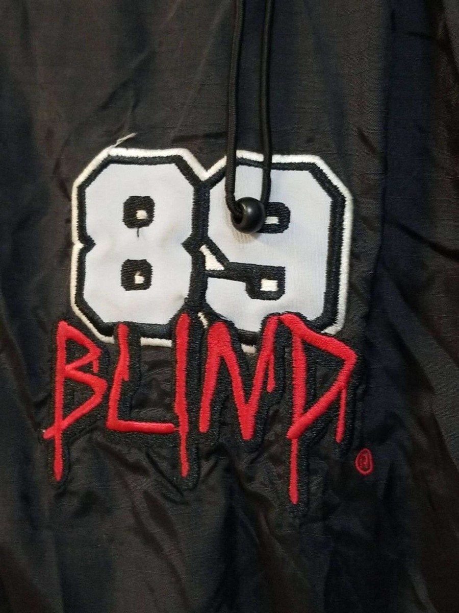 Vintage Blind 89 Skateboards Hooded Jacket Windbreaker with