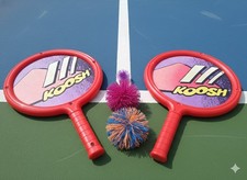 Vintage Koosh Ball Paddles Rackets Pink - Pur...