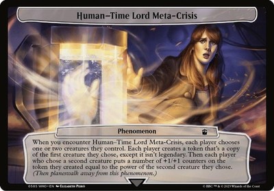 Human-Time Lord Meta-Crisis (585) ( NM) Planechase: Universes Beyond:... MTG WHO