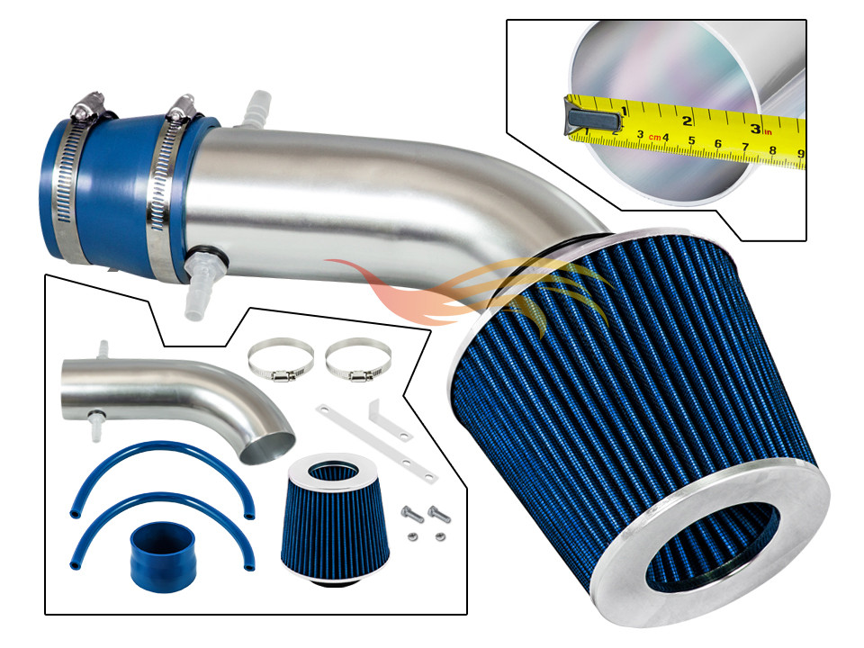 BLUE Ram Air Intake Induction Kit +Filter For 2001-2003 Acura CL/TL Type-S 3.2L