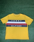 Tommy Hilfiger Broidered Men's Mustard Yellow Short Sleeve T-Shirt Size 3XL