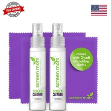 Screen Cleaner Spray and Microfiber Cloths 2-Pack 2x1oz by -Screen Cleaner Sp...