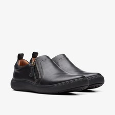 Clarks Women's Nalle Lilac Shoes 26172531 Black Leather