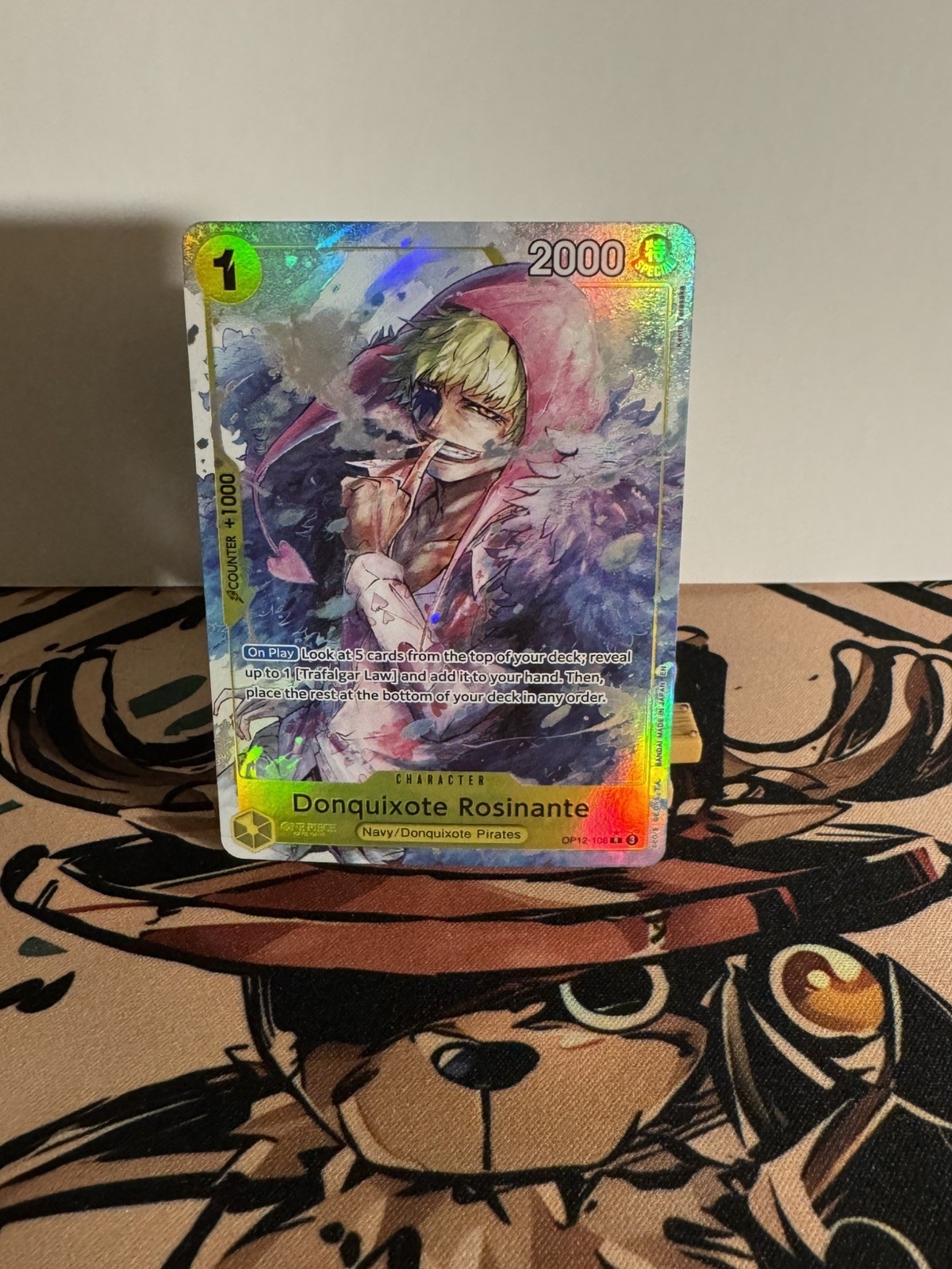 Donquixote Rosinante Alt Art R OP12-108 Legacy of the Master Foil One Piece