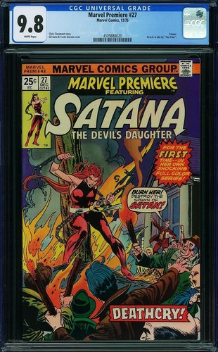 Marvel Premiere #27 CGC 9.8  WPS 1975 Marvel Comics Santana The Devils Daughter