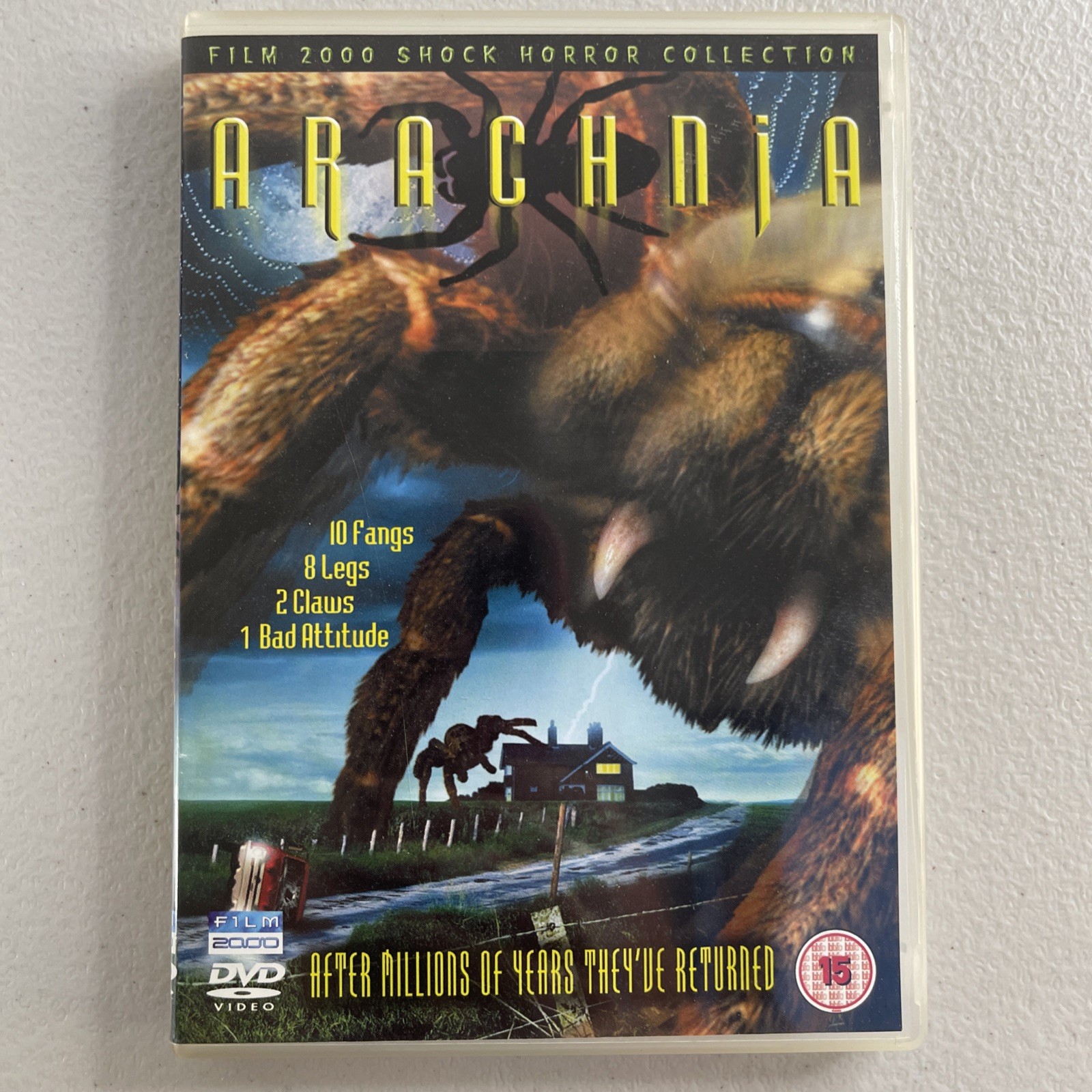 Arachnia DVD FILM 2000 Film HORROR Cert 15 / Spider