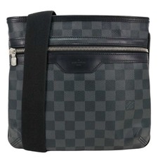 LOUIS VUITTON Thomas Damier Graphite Messenger Bag Black
