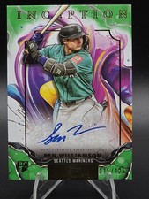 Ben Williamson 2025 Topps Inception Autograph Green Rookie Card 015/125 Mariners. rookie card picture