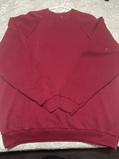 Men’s Vintage Fruit of The Loom Red Blank Sweatshirt Men's Size 2XL Made in USA