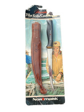 Vintage Normark Presentation 6" Fillet Knife Fiskers Leather Sheath NIP Finland