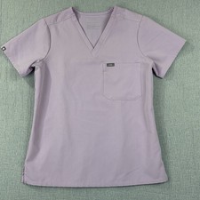 Figs Technical Collection Catarina One Pocket Scrub Top Light Purple Sz S
