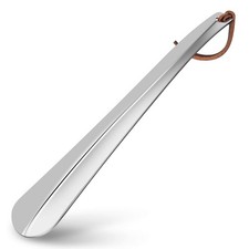 Shoe Horn Long 12 Inch, Premium Stainless Steel Shoehorn, Shoe Helper for Sen...
