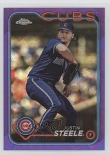 2024 Topps Chrome Logofractor Edition Purple Refractor /250 Justin Steele 14md