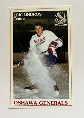 1989-90 Oshawa Generals PLAY Eric Lindros #31 HOF Philadelphia