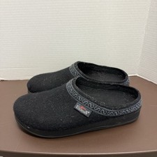 Stegmann Men's Wool Clogs Poly Sole Black Size 10 READ