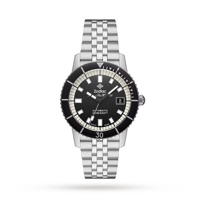 Brand New ZO9286 Zodiac Super Sea Wolf Automatic Compression Diver Watch