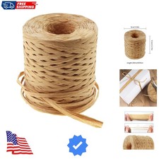 218 Yards Raffia Paper Craft Ribbon Packing Paper Twine, 1/4 Inch by 218 Yard...