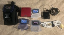 Nintendo Game Boy Advance SP Handheld System - Flame Red Super TESTED WORKS! 