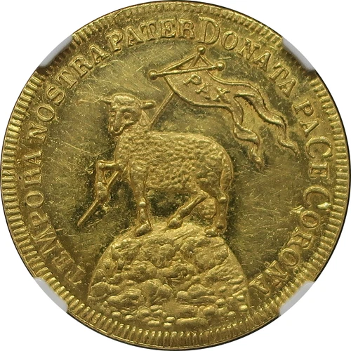 1925 GERMANY NURNBERG DUCAT JOSEF WILD GOLD MS 60 NGC