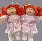 1985 Cabbage Patch Kids Twins Red Hair Redhead Green Eyes Outfits HM#5 Rare #9