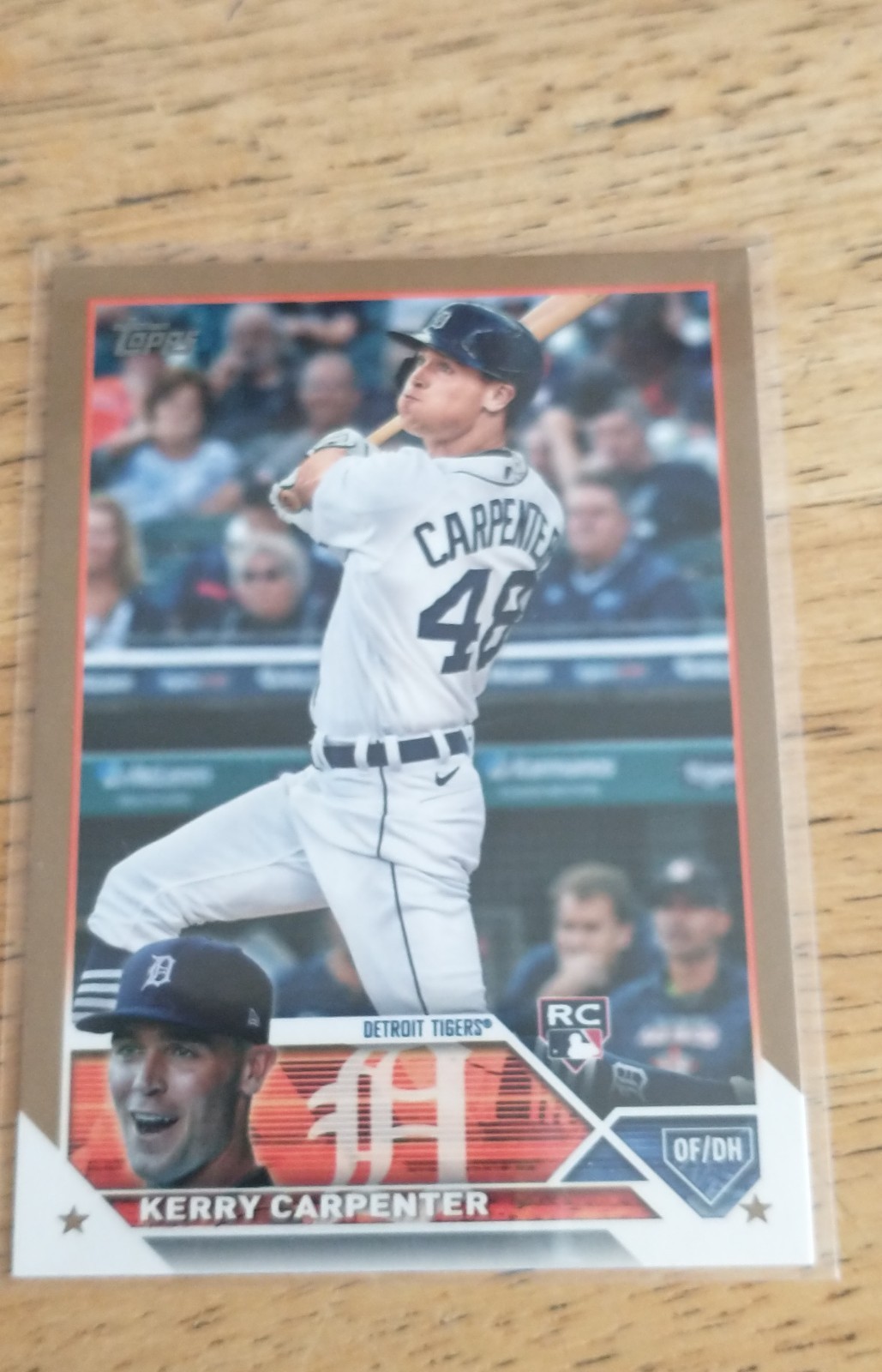 2023 Topps Series 2 - Kerry Carpenter #394 Gold /2023 (RC) Mint!