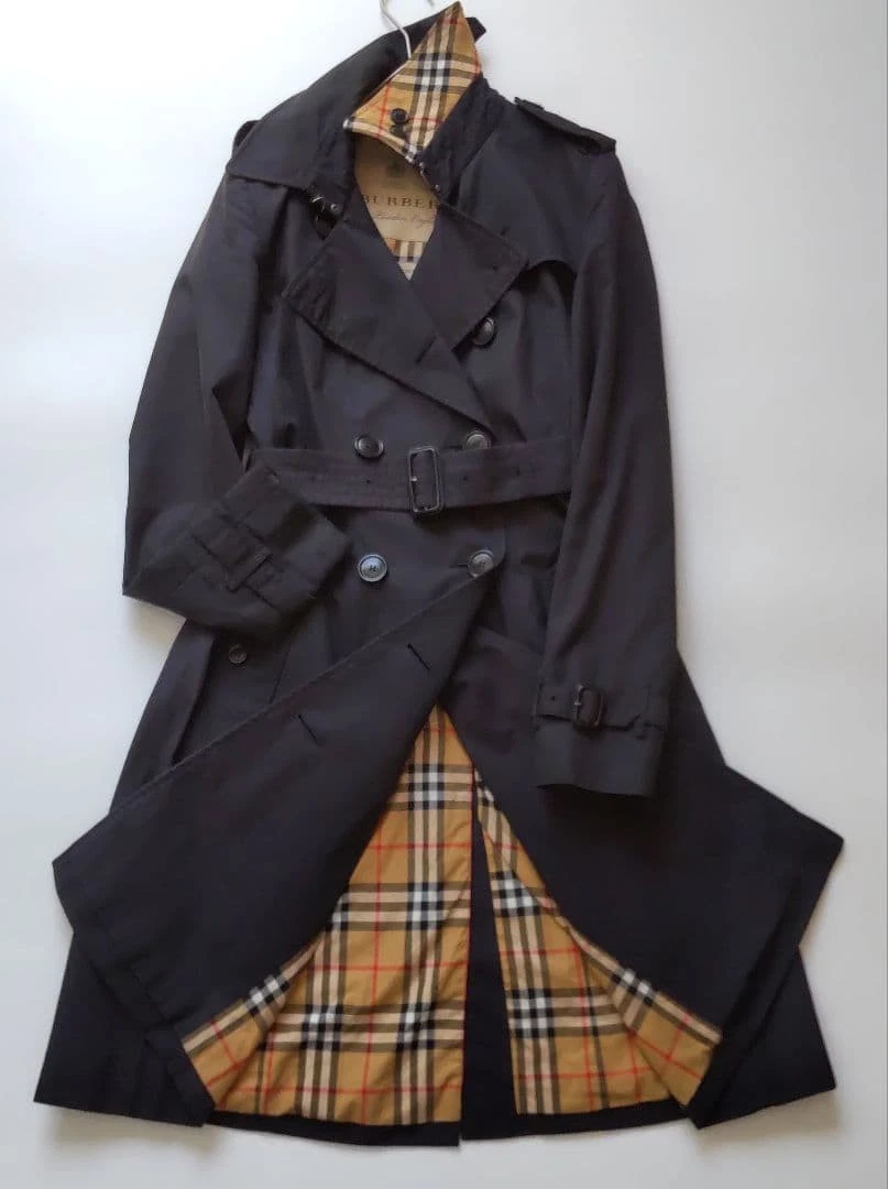 Burberry London Black Trench Coats Coats, Jackets & Vests for