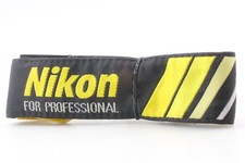   Near MINT  Nikon Professional Camera Strap Black Yellow SLR DSLR from Japan