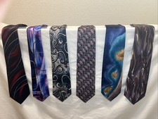 Lot of 6 Jerry Garcia 100 Silk Men's Neckties Grateful Dead Collector  s Edition