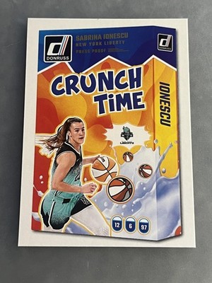 2025 Donruss WNBA #9 Sabrina Ionescu Crunch Time Press Proof