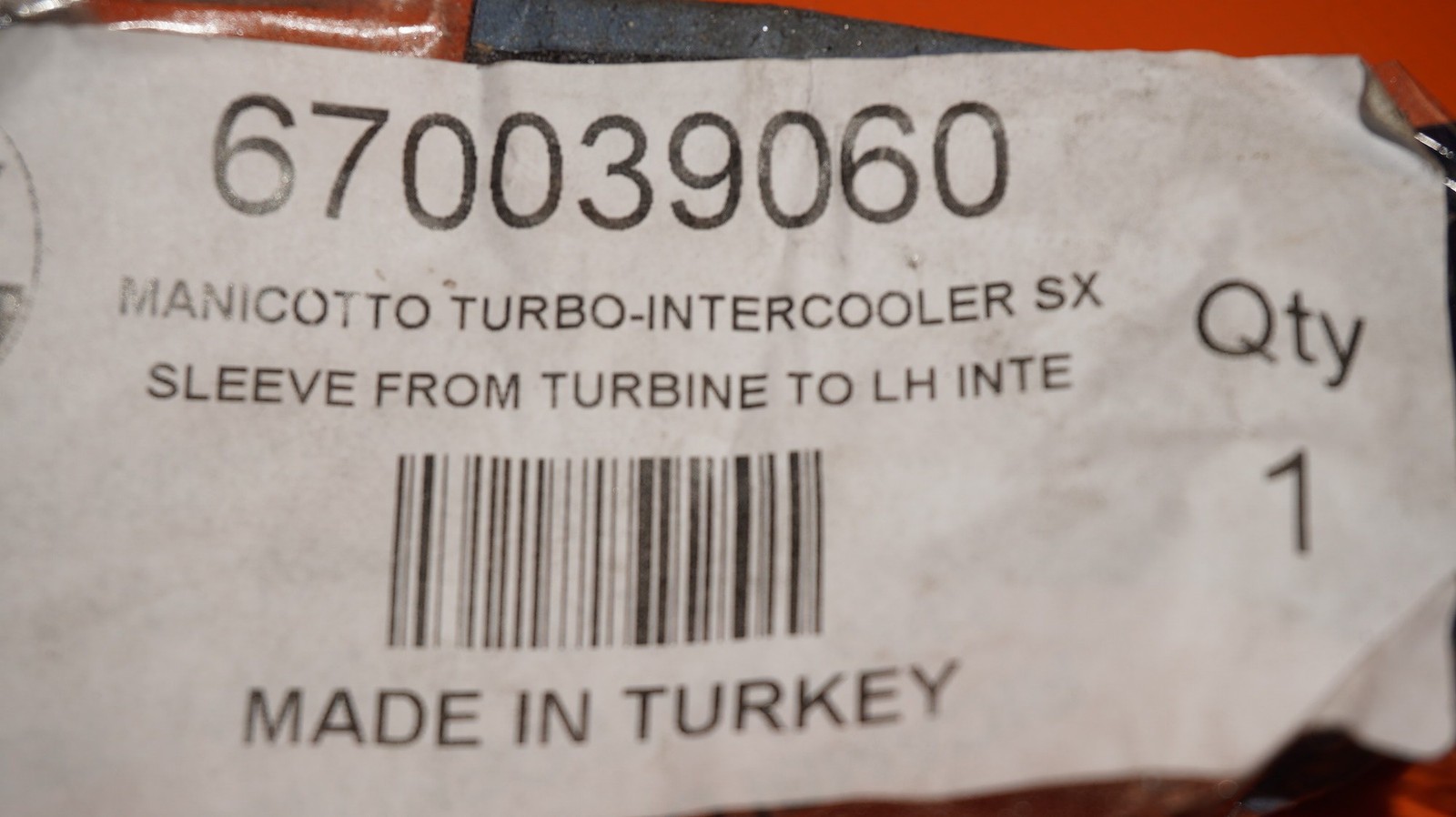 Maserati Ghibli 2014-2016 LEFT Intercooler P/N 670039060