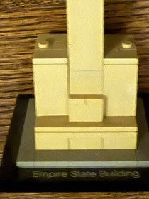LEGO Architecture 21004 Guggenheim Museum & Empire State 77pc No Box Manual