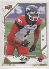 2019 Upper Deck CFL Gold 39/50 Lemar Durant #155 0gd2
