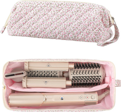 Quilted Hair Tool Travel Bag, Shark Flex Style Travel Case for Dyson Hair Dryer