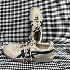 Onitsuka Tiger GSM SD Asics Navy Blue Cream Sneaker Shoe Men's Size 8.5 / EU 42