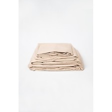 PA 4-Piece Khaki Microplush and Bamboo King Hypoallergenic Sheet Set