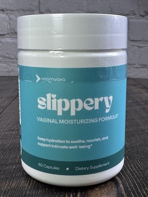 VOOMVAYA Slippery   Vaginal Moisturizing Formula - Hydration - 60 Capsules
