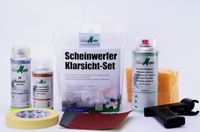 Color-Matic Kunststoff Scheinwerfer für BMW Reparatur-Aufbereitungs Set  359248