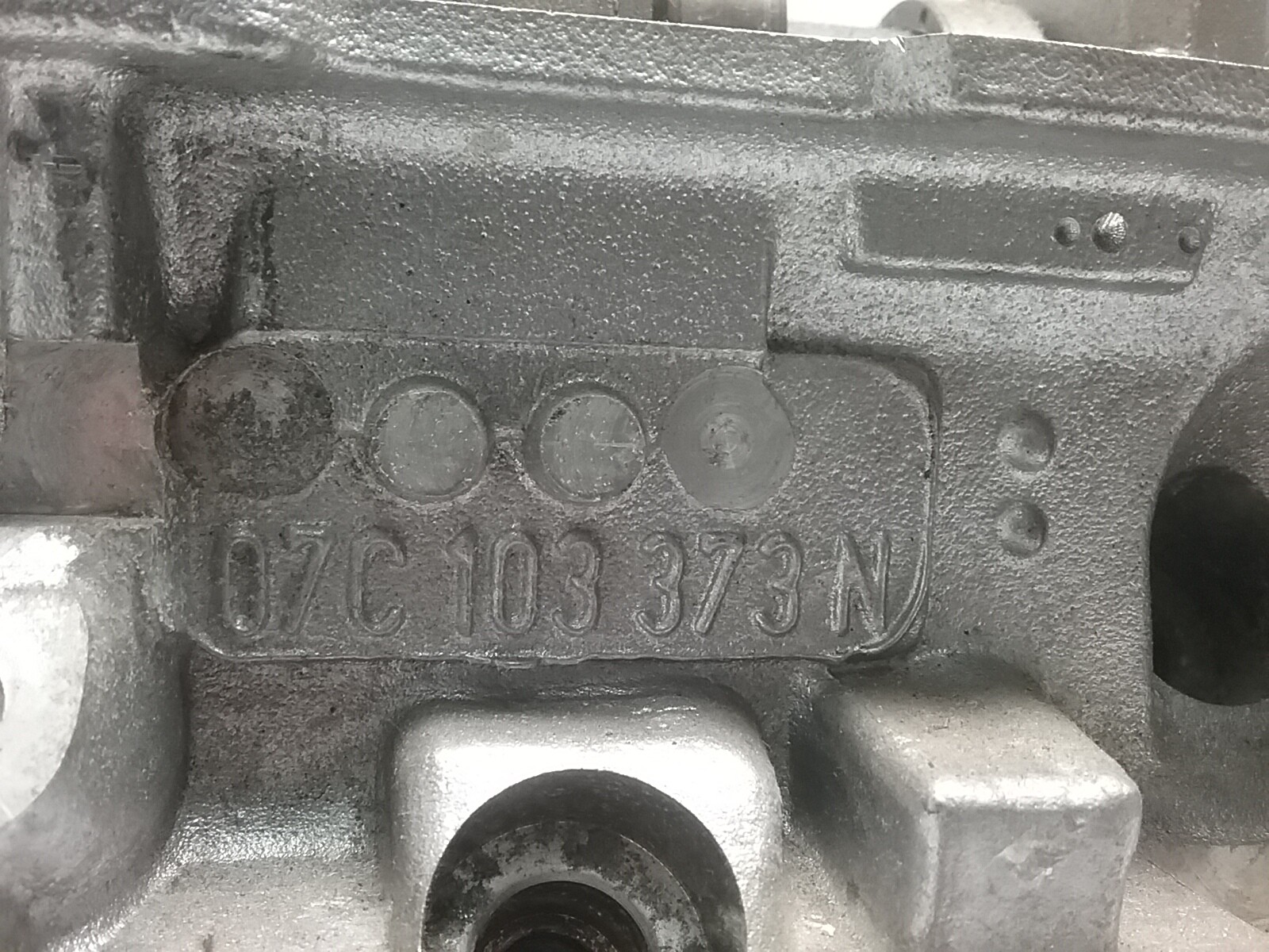 2006-2010 Bentley Continental GT Cylinder Head Assembly 07C 103373 N 6.0L V12