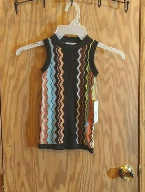 Girls Dress Sz 2T Missoni Target Chevron Stripe Sleeveless Sweater