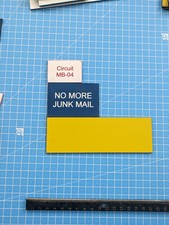 Traffolyte / Laminate Name Equipment Label SELF ADHESIVE, laser marking included